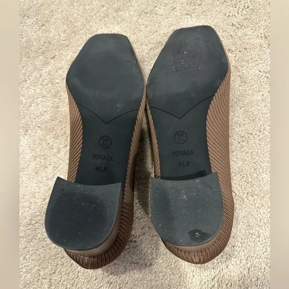 Vivaia Square-Toe Chunky Heels (Melody) in Expresso brown 41.5/10 - Picture 6 of 6